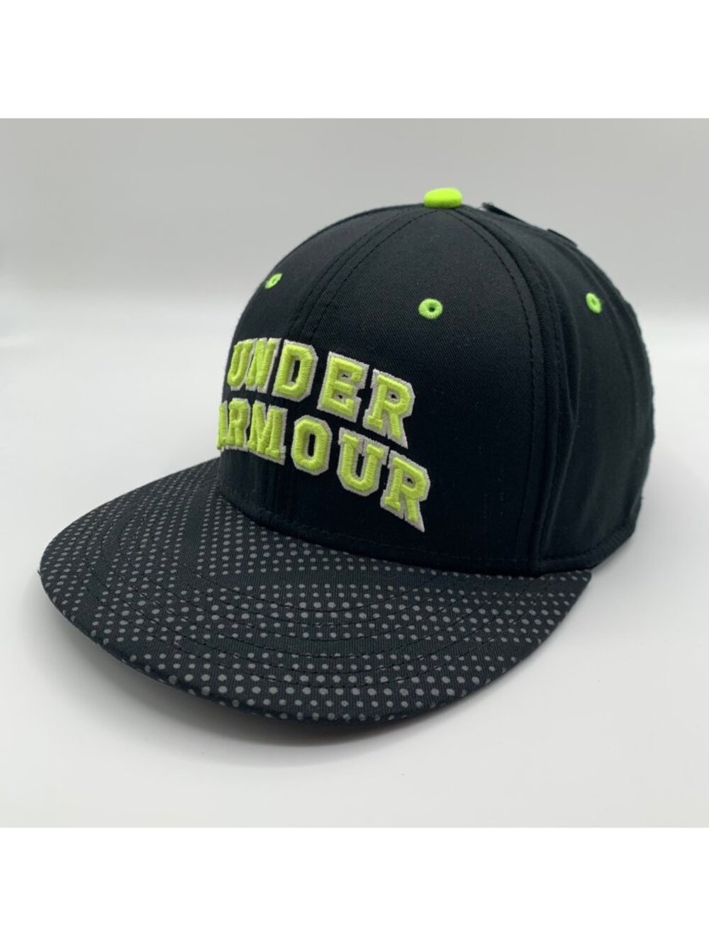 Under Armour Black Gray Snapback Hat New